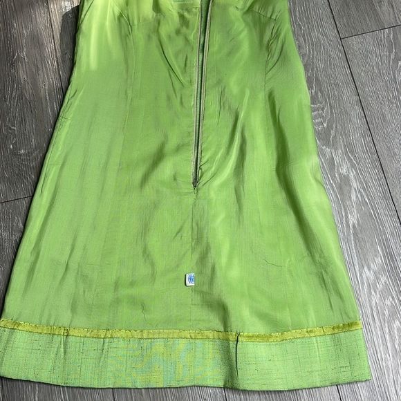 Vintage Mod Lime Green Adele Simpson Dress - Picture 14 of 15